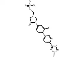 [4-[(4-phosphonooxyphenyl)-pyridin-2-ylmethyl]phenyl] dihydrogen phosphate structure, CAS 36175-06-1