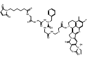 Deruxtecan structure, CAS 1599440-13-7