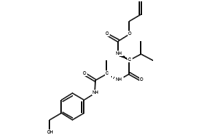 alloc-L-Val-L-Ala-PABOH structure, CAS 1343407-91-9