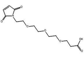 Maleimido-Tri(Ethylene Glycol)-Propionic Acid structure, CAS 518044-40-1