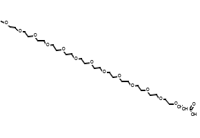 MPEG12-CH2CH2COOH structure, CAS 2170098-33-4