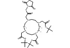 DOTA-mono-NHS tris(t-Bu ester) structure, CAS 819869-77-7