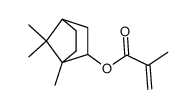 Isobornylmethacrylate structure, CAS 16868-12-5