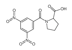 N-(3,5-Dinitrobenzoyl)-DL-proline structure, CAS 143492-62-0