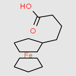 4-Ferrocenylbutyric acid structure, CAS 1291-76-5