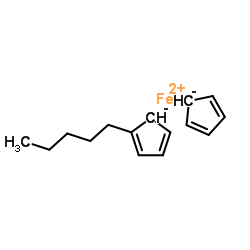 pentylferrocene structure, CAS 1274-00-6