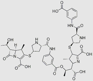 Ertapenem Dimer Ester Impurity structure, CAS 402955-38-8