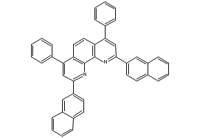 2,9-Bis(naphthalen-2-yl)-4,7-diphenyl-1,10-phenanthroline structure, CAS 1174006-43-9