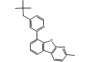 Benzofuro[2,3-b]pyridine, 2-methyl-8-(4-methyl-2-pyridinyl)- structure, CAS 1609374-01-7