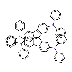 2,2',7,7'-Tetrakis(diphenylamino)-9,9'-spirobifluorene structure, CAS 189363-47-1
