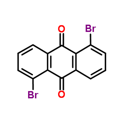 1,5-DIBROMOANTHRAQUINONE structure, CAS 602-77-7