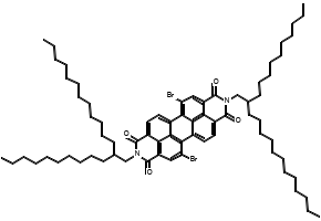 2,9-bis(p-methoxybenzyl)anthra[2,1,9-def:6,5,10-d'e'f']diisoquinoline-1,3,8,10(2H,9H)-tetrone structure, CAS 83524-75-8