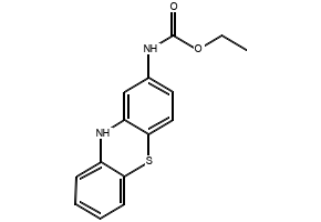 ETHYL PHENOTHIAZINE-2-CARBAMATE structure, CAS 37711-29-8