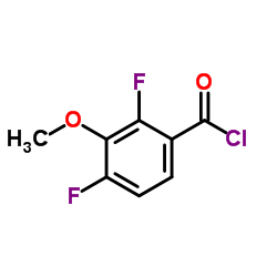 2,4-DIFLUORO-3-METHOXYBENZOYL CHLORIDE structure, CAS 221221-11-0