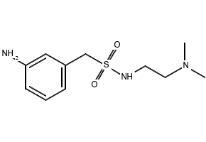 1-(3-aMinophenyl)-N-(2-(diMethylaMino)ethyl)MethanesulfonaMide structure, CAS 1094797-87-1
