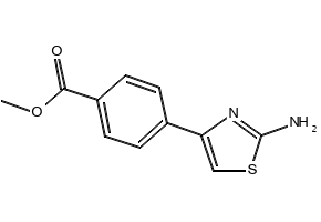 Methyl 4-[2-(2-pyridinylamino)-4-thiazolyl]benzoate structure, CAS 1990478-23-3