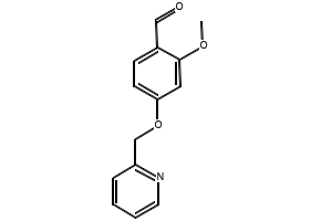 2-Methoxy-4-[(pyridin-2-yl)methoxy]benzaldehyde structure, CAS 1151539-21-7