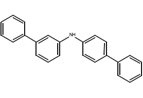 N-[1,1'-Biphenyl]-3-yl-[1,1'-biphenyl]-4-amine structure, CAS 570391-47-8
