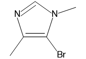 5-broMo-1,4-diMethyl-1H-iMidazole structure, CAS 861325-16-8