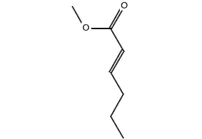 METHYL TRANS-2-HEXENOATE structure, CAS 13894-63-8