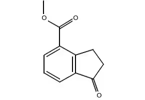 ethyl 1-oxo-2,3-dihydro-1H-indene-5-carboxylate structure, CAS 150969-57-6