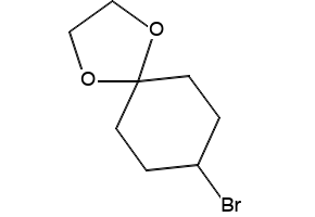 8-bromo-1,4-dioxaspiro[4.5]decane structure, CAS 68278-51-3
