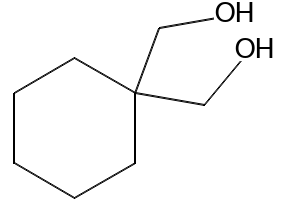 Cyclohexane-1,1-dimethanol structure, CAS 2658-60-8