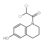 1-(dichloroacetyl)-1,2,3,4-tetrahydroquinolin-6-ol structure, CAS 62265-67-2