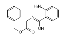 Glycine, N-(2-aminobenzoyl)-, phenylmethyl ester structure, CAS 150374-97-3