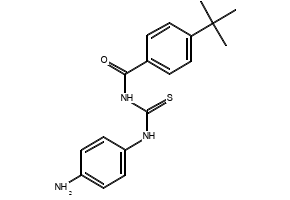 1-(4-AMino-phenyl)-3-(4-tert-butyl-benzoyl)-thiourea structure, CAS 1011301-27-1