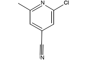 4-Pyridinecarbonitrile, 2-chloro-6-Methyl- structure, CAS 25462-98-0