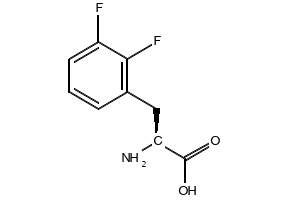 2,3-Difluoro-L-phenylalanine structure, CAS 266360-42-3