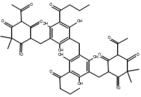dryocrassin structure, CAS 12777-70-7
