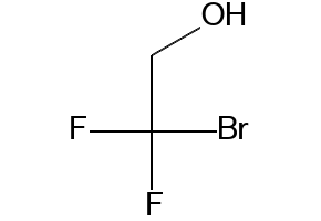 2-bromo-2,2-difluoroethan-1-ol structure, CAS 420-94-0