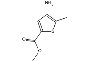 methyl4-amino-5-methylthiophene-2-carboxylate structure, CAS 501082-56-0