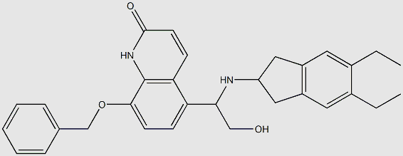 Indacaterol Impurity 22 structure, CAS 773895-24-2