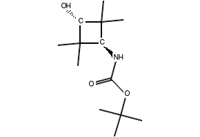 trans-tert-Butyl 3-hydroxy-2,2,4,4-(tetraMethyl)cyclobutylcarbaMate structure, CAS 1338812-41-1