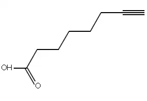 7-Octynoic acid structure, CAS 10297-09-3
