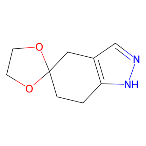 2',4',5',7' - tetrahydrospiro[[1,3]dioxolane - 2,6' - indazole] structure, CAS 1204218-41-6