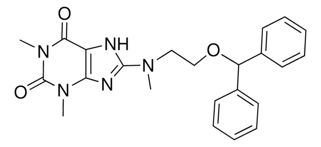 8-[2-(DiphenylMethoxy)-N-MethylethylaMino]-1,3-diMethylxanthine structure, CAS 33120-34-2