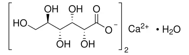 CALCIUM GLUCONATE MONOHYDRATE structure, CAS 66905-23-5