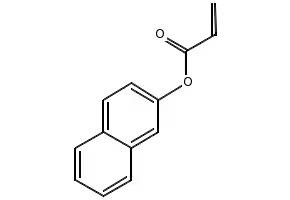 2-NAPHTHYL ACRYLATE structure, CAS 52684-34-1
