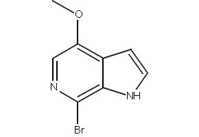 1H-Pyrrolo[2,3-c]pyridine, 7-broMo-4-Methoxy- structure, CAS 619331-35-0