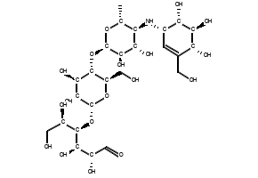 benzyl ((1S,4R,5S,6S)-4,5,6-trihydroxy-3-(hydroxymethyl)cyclohex-2-en-1-yl)carbamate structure, CAS 83470-76-2