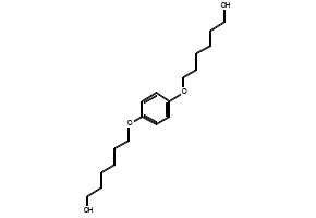 1-Hexanol, 6,6'-[1,4-phenylenebis(oxy)]bis- structure, CAS 154876-99-0