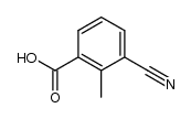 3-cyano-2-methylbenzoic acid structure, CAS 3843-99-0