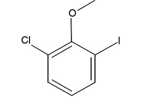 2-chloro-6-iodoanisole structure, CAS 860585-01-9