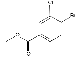 METHYL-4-BROMO-3-CHLOROBENZOATE structure, CAS 117738-74-6