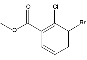Methyl 3-bromo-2-chlorobenzoate structure, CAS 871224-19-0