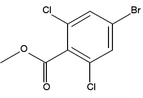 Methyl 4-bromo-2,6-dichlorobenzoate structure, CAS 232275-53-5